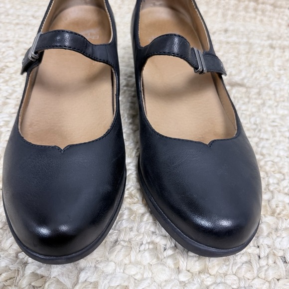 Dansko Black Leather Mary Jane Comfort Heel Work Shoes EU 40 US 9 9.5 - Picture 5 of 13